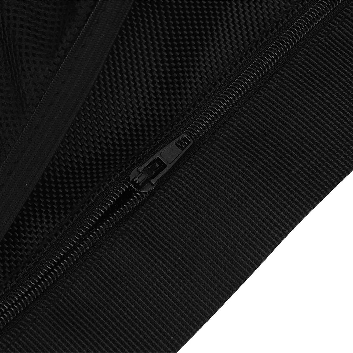 Black Oxford Cloth Waist Belt Bag Pouch Y588