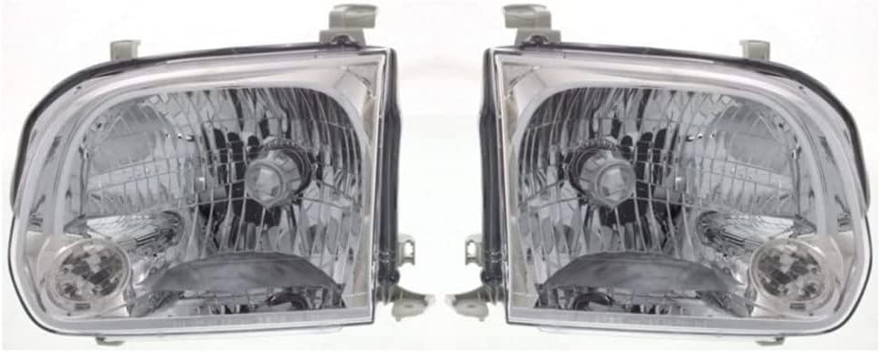 Headlight Assembly Passenger Side with Bulbs X9758