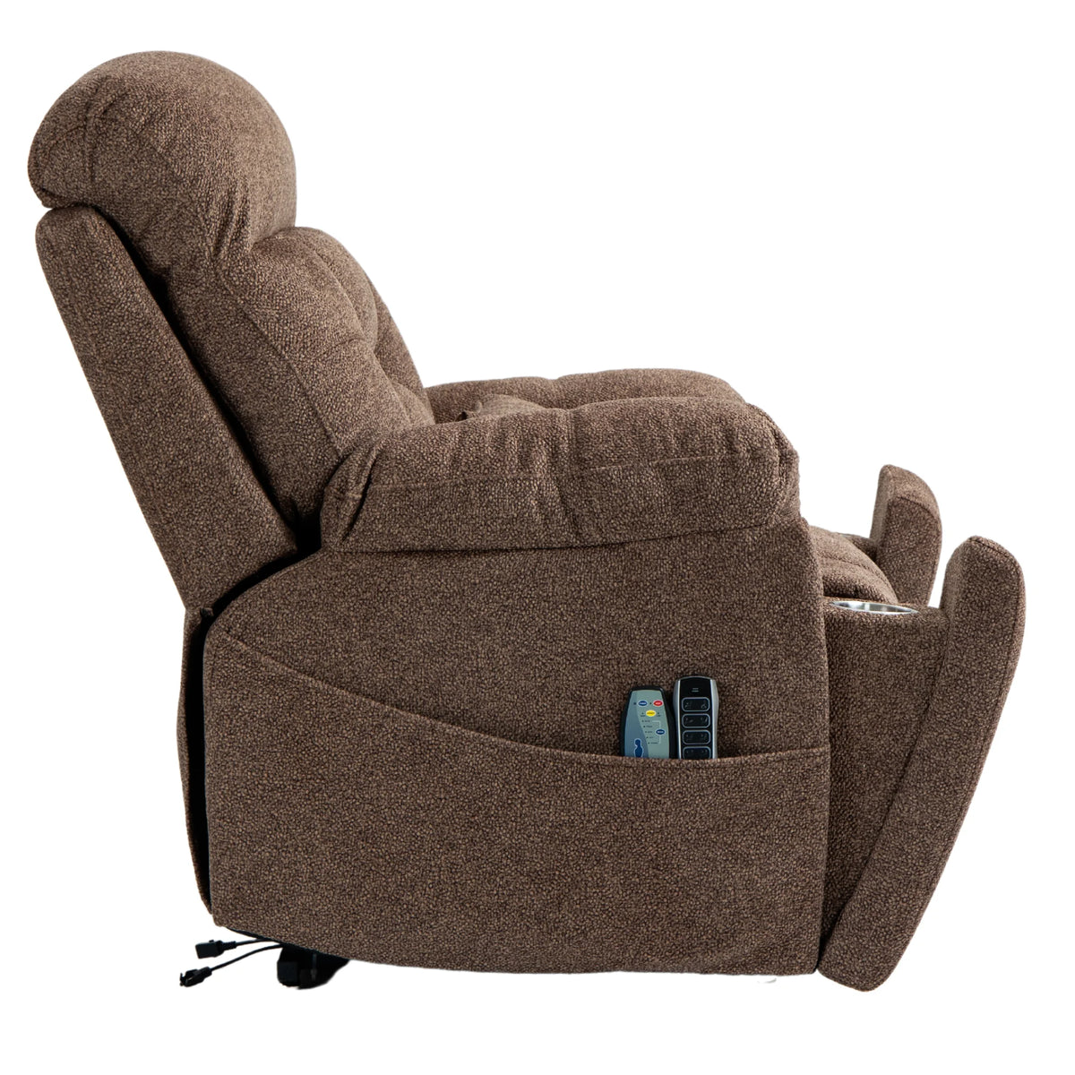 4-Motor Lay Flat Power Lift Recliner Chair with Heat & Massage G168