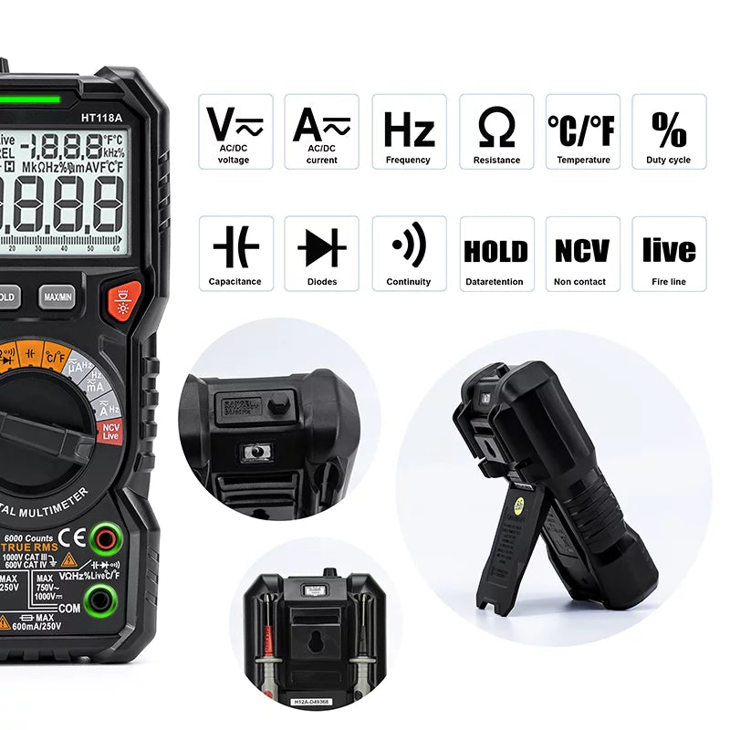 Auto-Ranging TRMS Digital Multimeter J136
