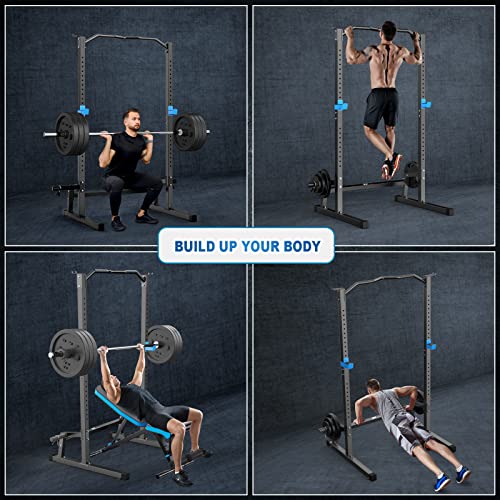 Adjustable Squat Rack with Pull Up Bar Z216282