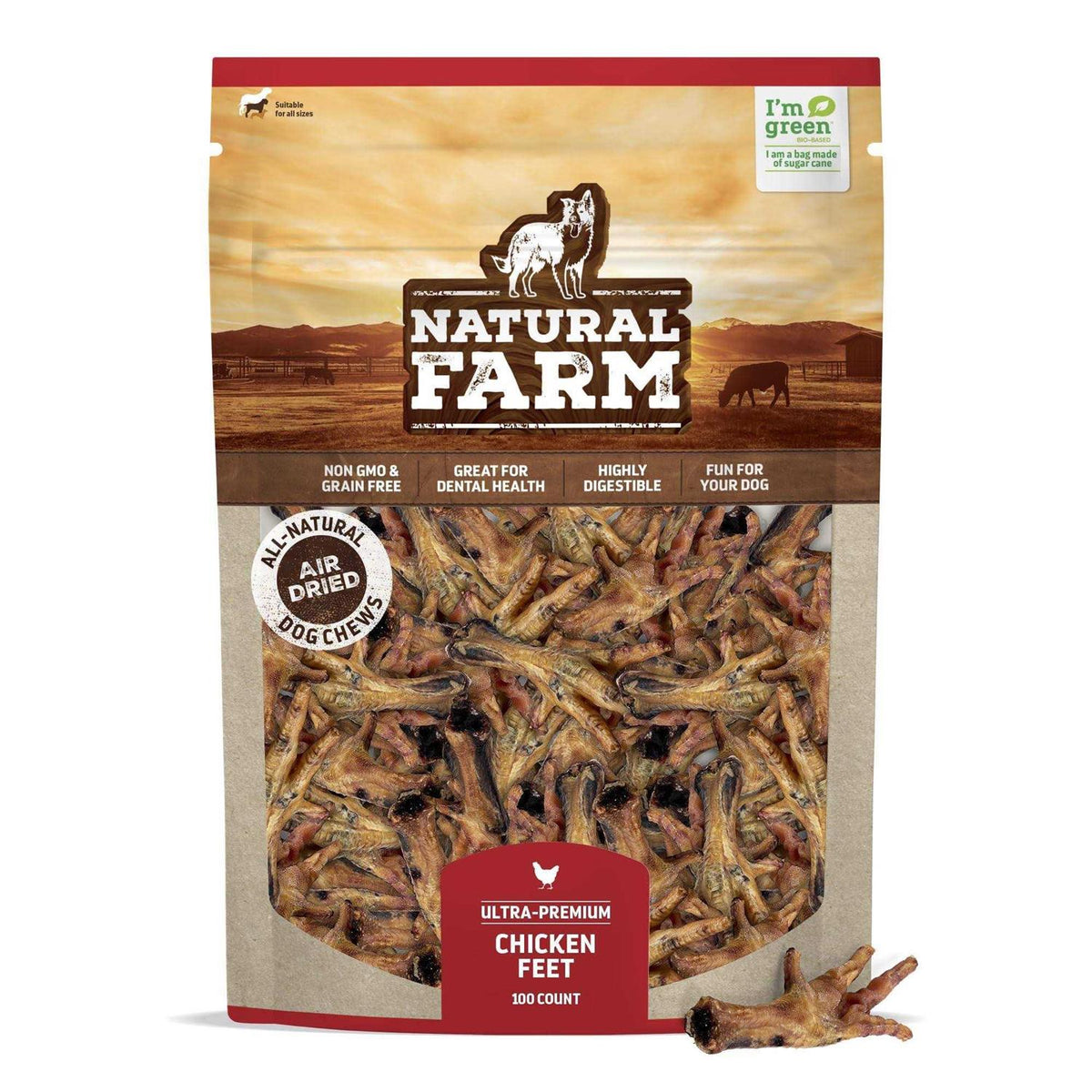 Air Dried Chicken Feet Dog Treats E191