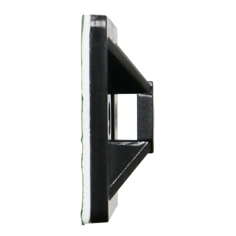 Black Mounting Base for Cable Runs, 100 Pack R703594