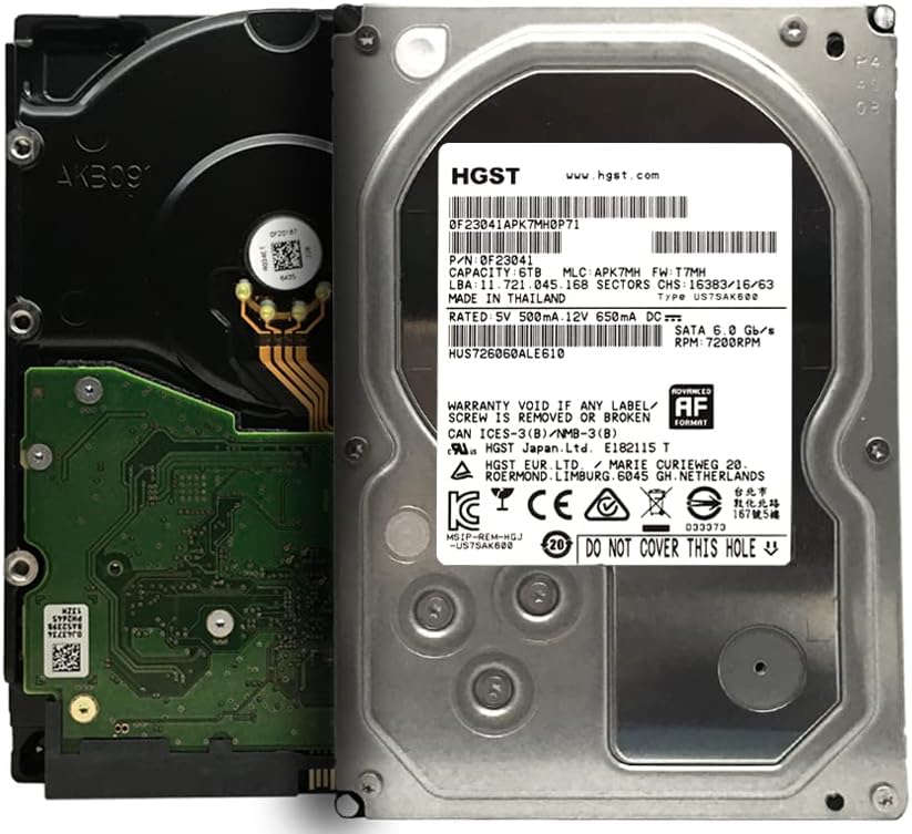 6TB 7200 RPM SATA 6Gb/s 128MB Cache 3.5-Inch Enterprise Hard Drive (Renewed) Pack of 2 I298