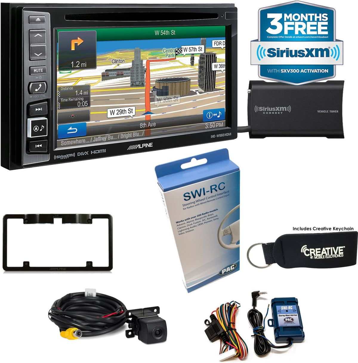 Audio/Navigation System with Backup Camera Bundle T423050
