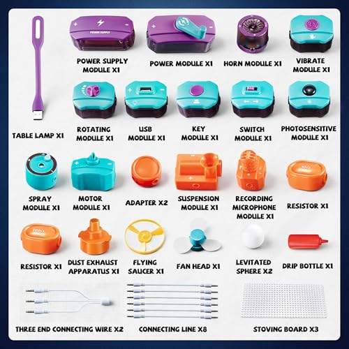 Science Kits for Kids Age 5-7 8-12, 450 Projects, 45 Circuit Parts Y7846