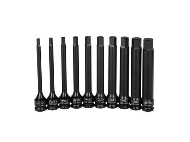 1/2x22 Drive Long SAE Impact Hex Driver Set V220446