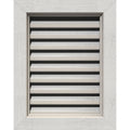 Primed Functional Rough Saw Vertical Gable Vent J75654