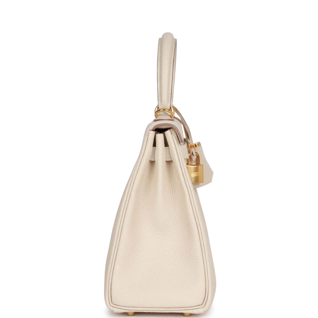 Craie Togo Leather Handbag O1340