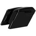 Vivid Black 4 in. Stretched Saddlebags W17981