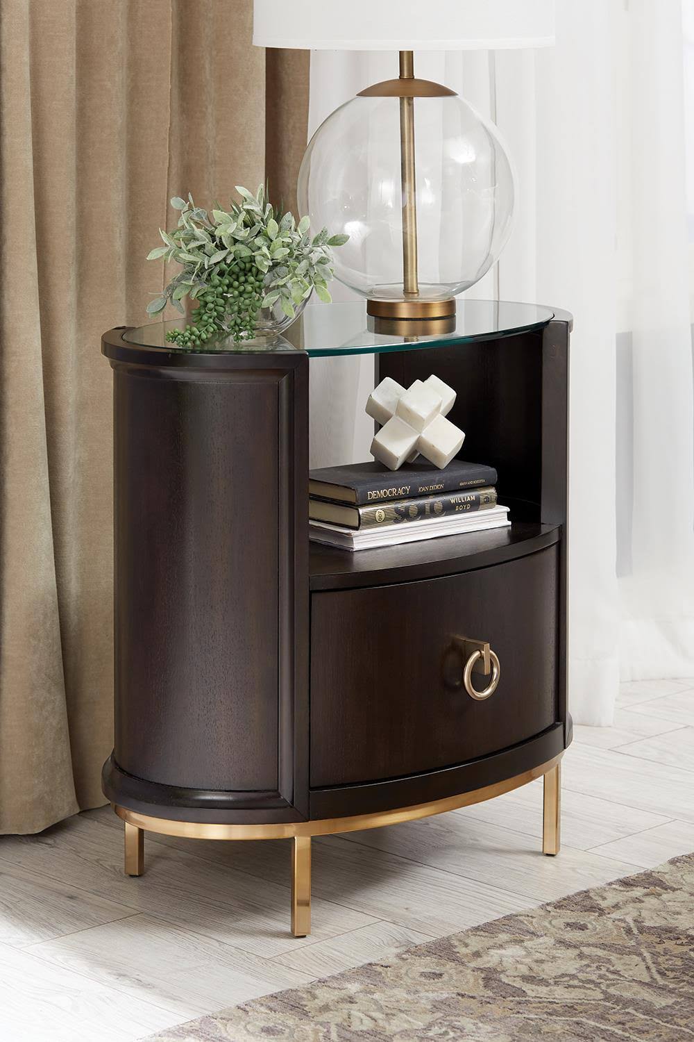 Oval Nightstand X7472