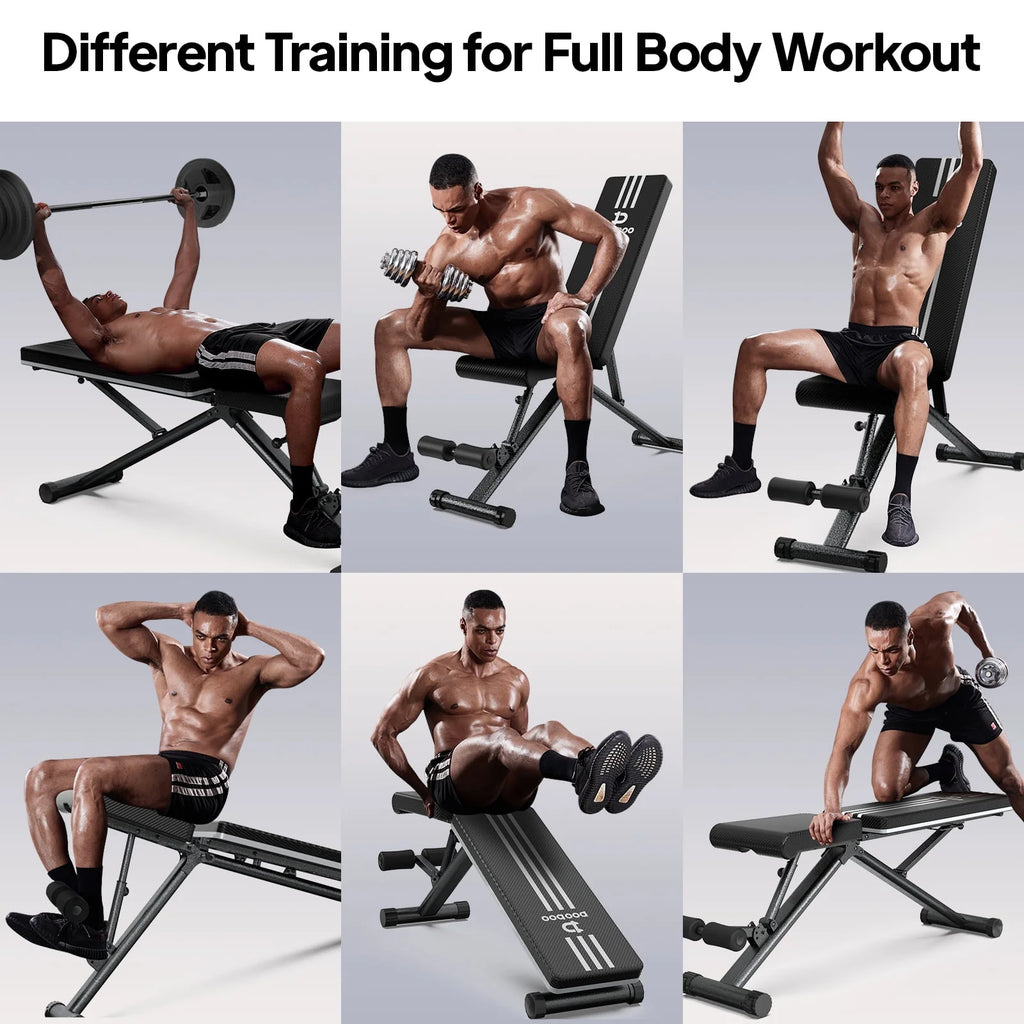 Foldable Adjustable Weight Bench D730