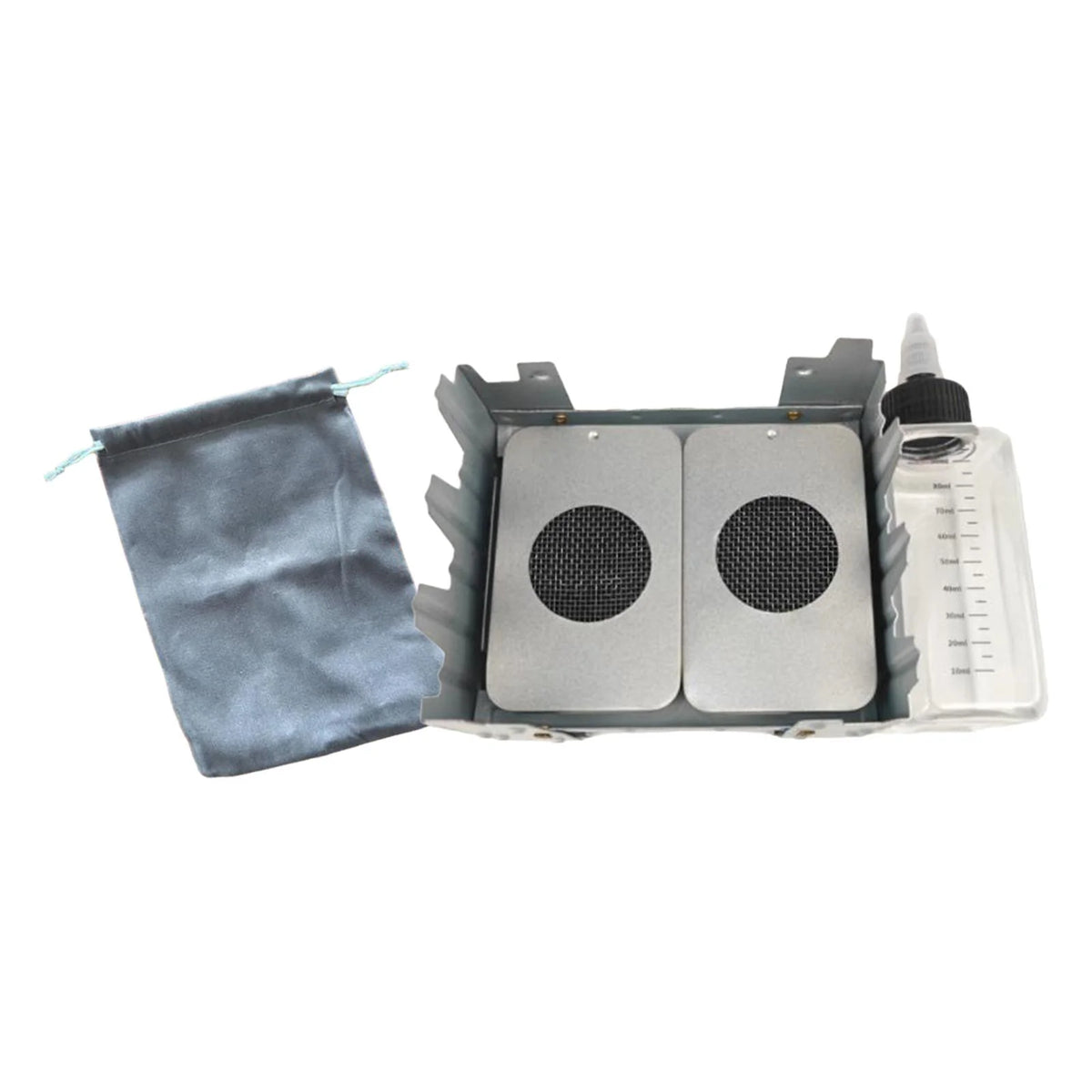 Liquid Fuel Camping Stove Set with Folded Stand Grill D89928