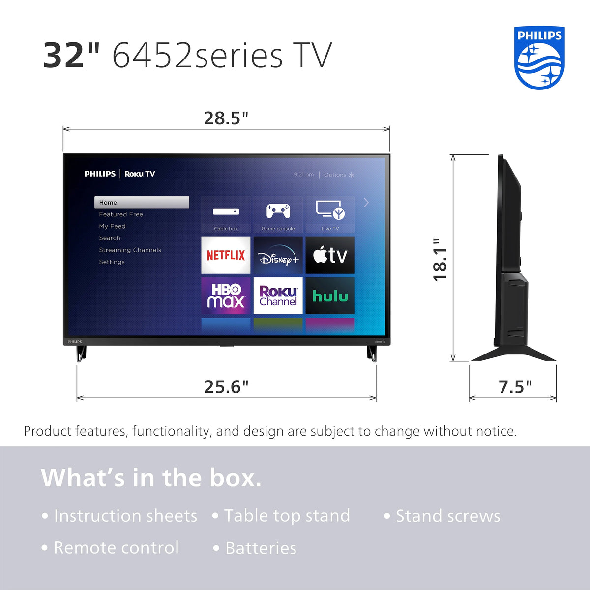 32 Class HD Smart LED TV Z987