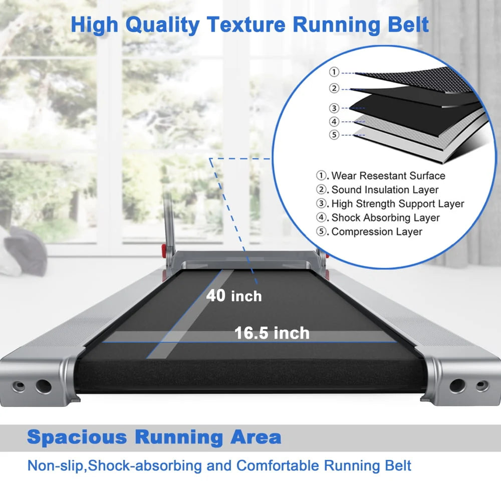 2 in 1 Folding Treadmill with Dual Display U483383