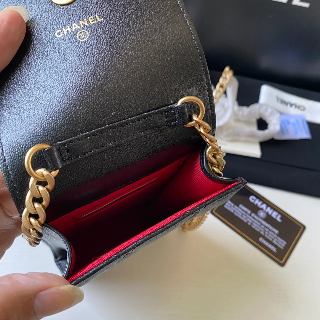 Black Phone Holder Bag Y23511