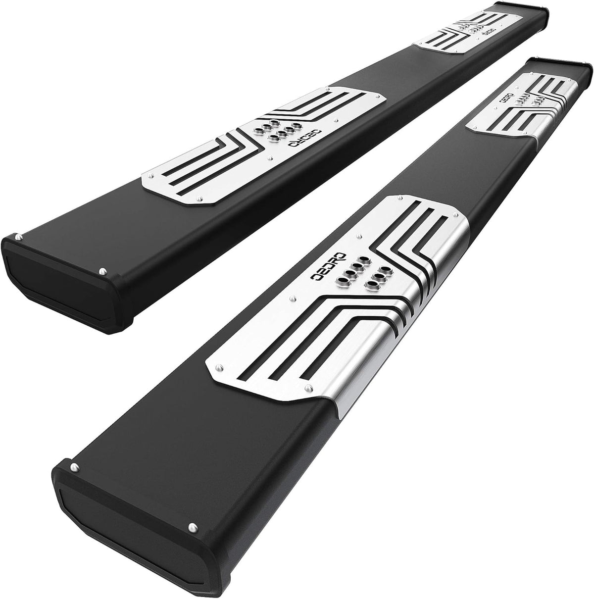 6.5 Running Boards Aluminum Alloy Side Steps Black Textured D4597