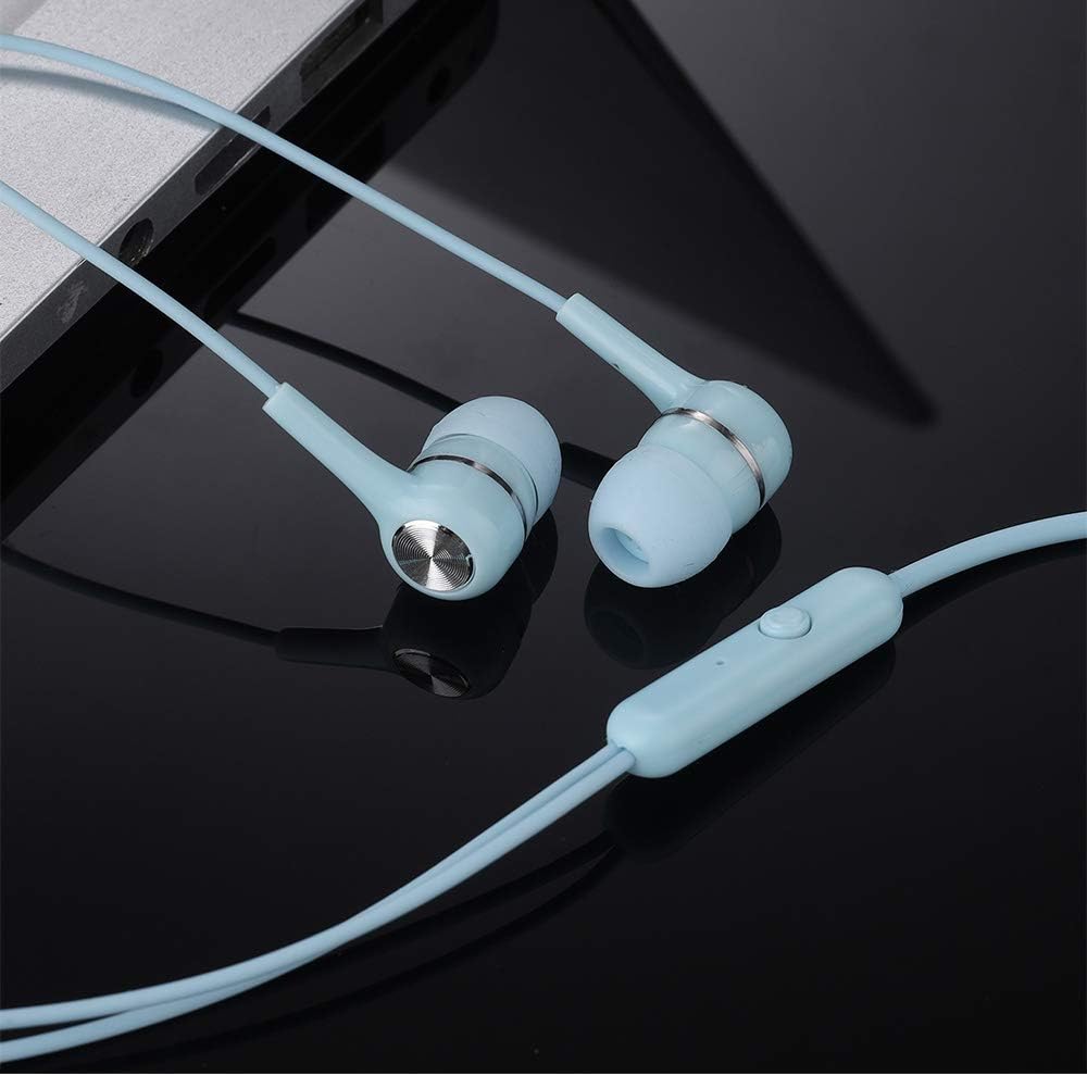 50 Packs Multi Colored Earbuds Headphones with Microphone U799