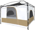 10' x 10' Khaki Camping Inner Tent Square Tent with Full Floor U28714