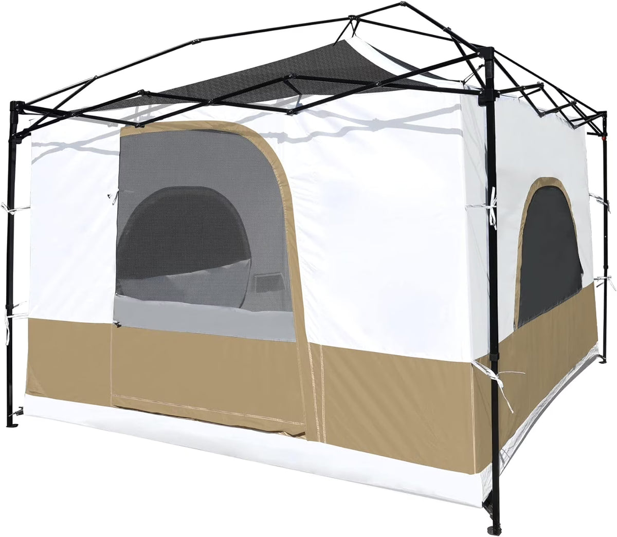 10' x 10' Khaki Camping Inner Tent Square Tent with Full Floor U28714