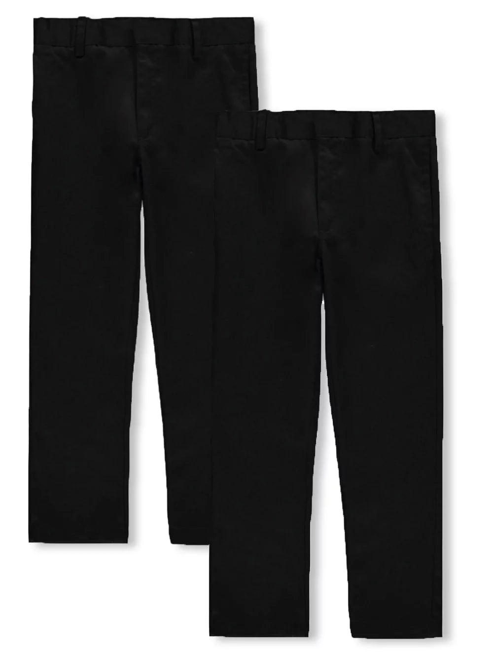 Boys' 2-Pack Flat Front School Uniform Pants G53514