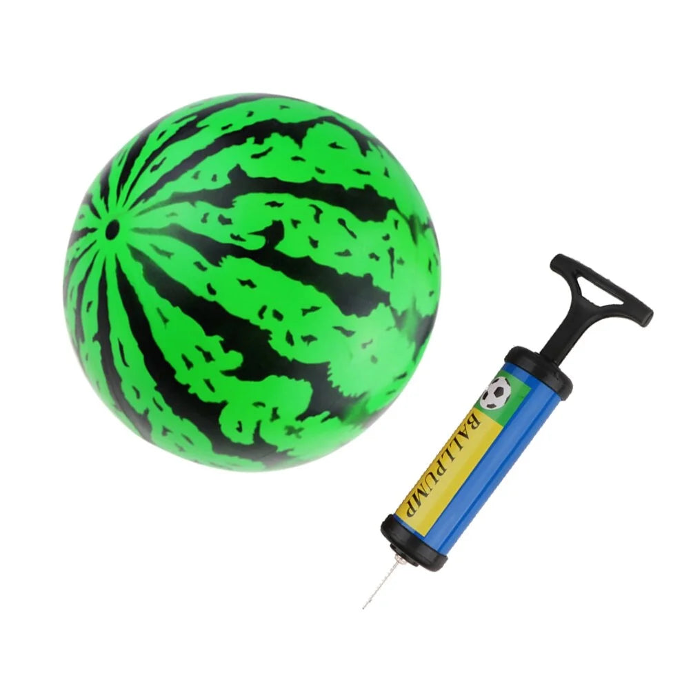 2Pcs 9 Inch Inflatable Bouncy Ball with Pump Kids Toys S247312