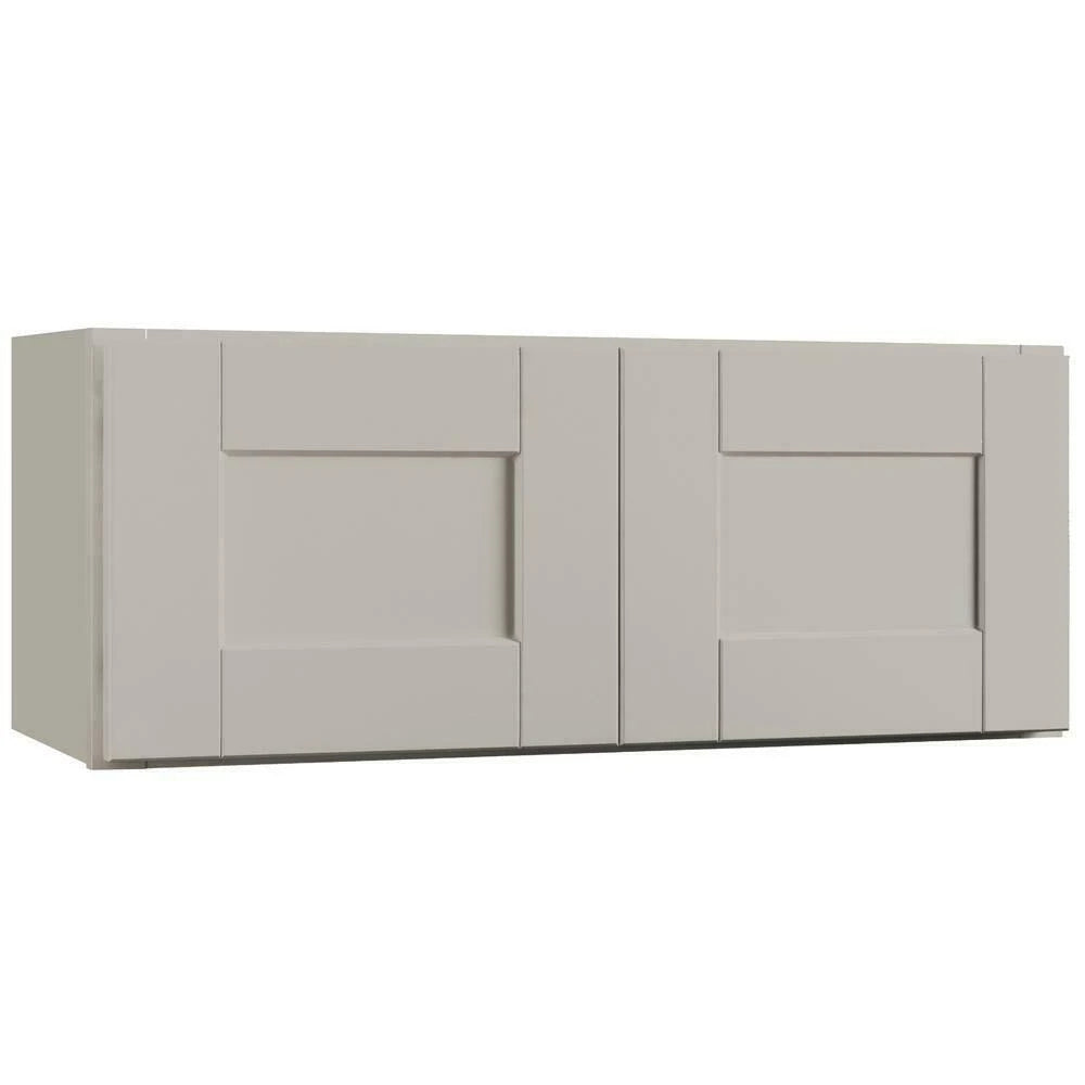 Dove Gray Wall Bridge Kitchen Cabinet D6210