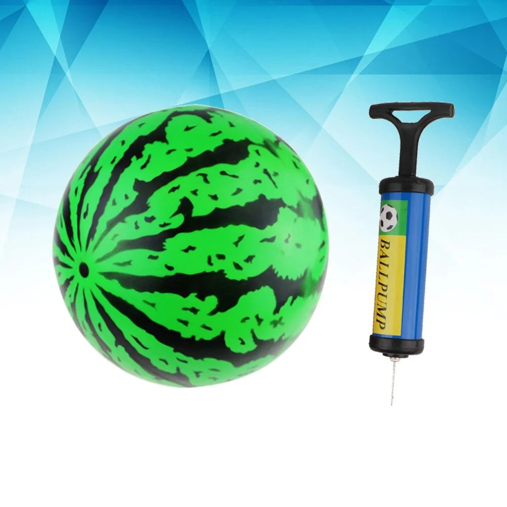 2Pcs 9 Inch Inflatable Bouncy Ball with Pump Kids Toys S247312