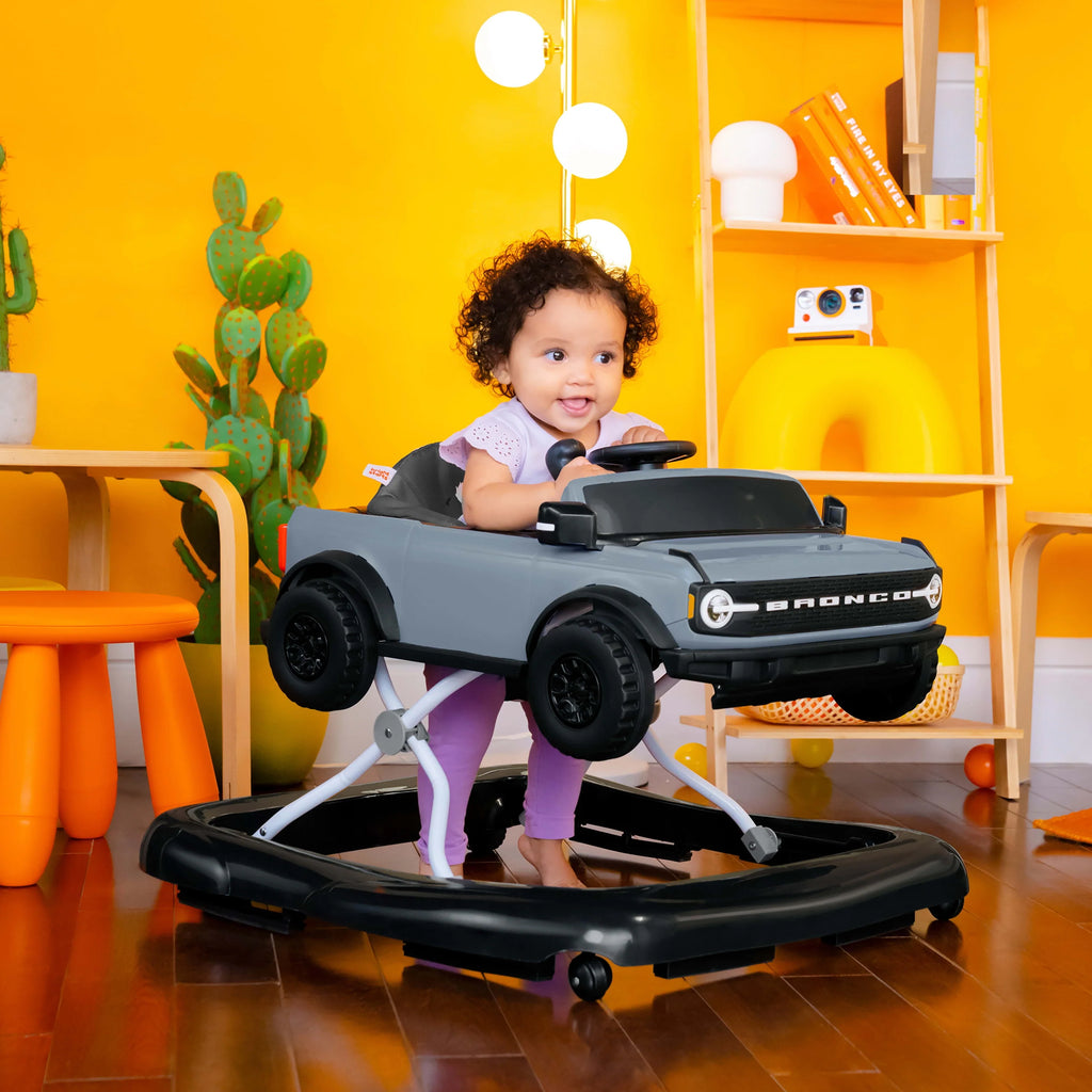 Blue Grey Baby Activity Walker E9634