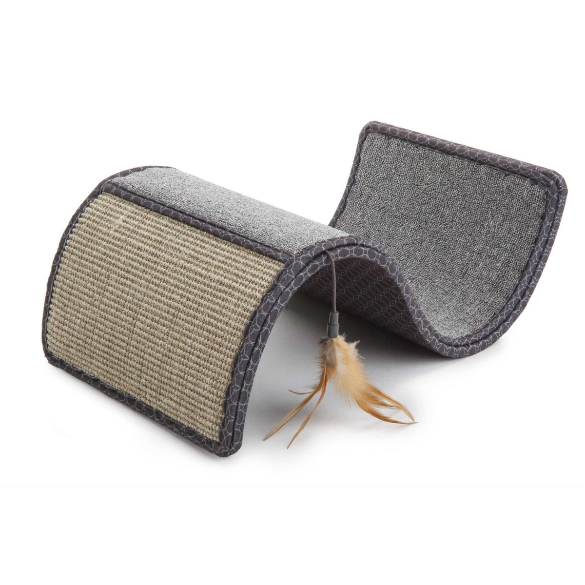 Cat Scratcher with Feather Toy B66901