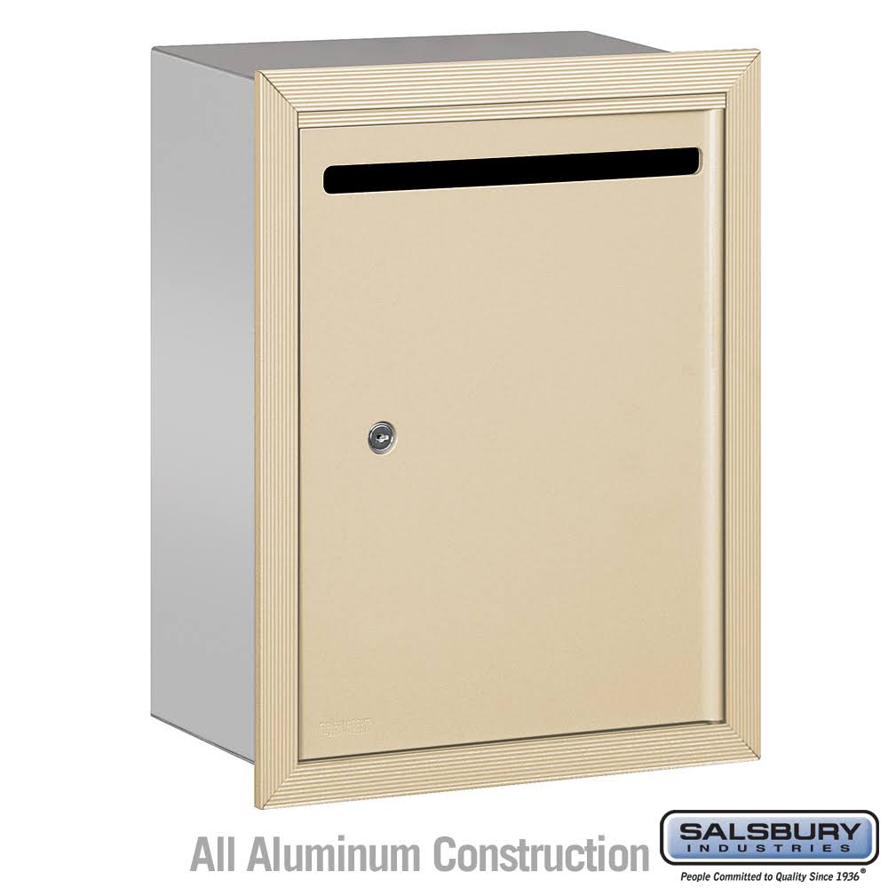 Recessed Mounted Letter Box - Sandstone H651
