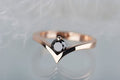Black Spinel Ring 925 Sterling Silver I2527