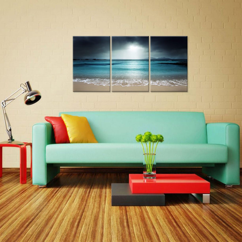 Blue Sea Canvas Wall Art T858