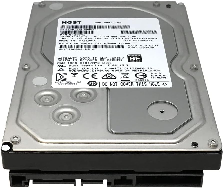 6TB 7200 RPM SATA 6Gb/s 128MB Cache 3.5-Inch Enterprise Hard Drive (Renewed) Pack of 2 I298