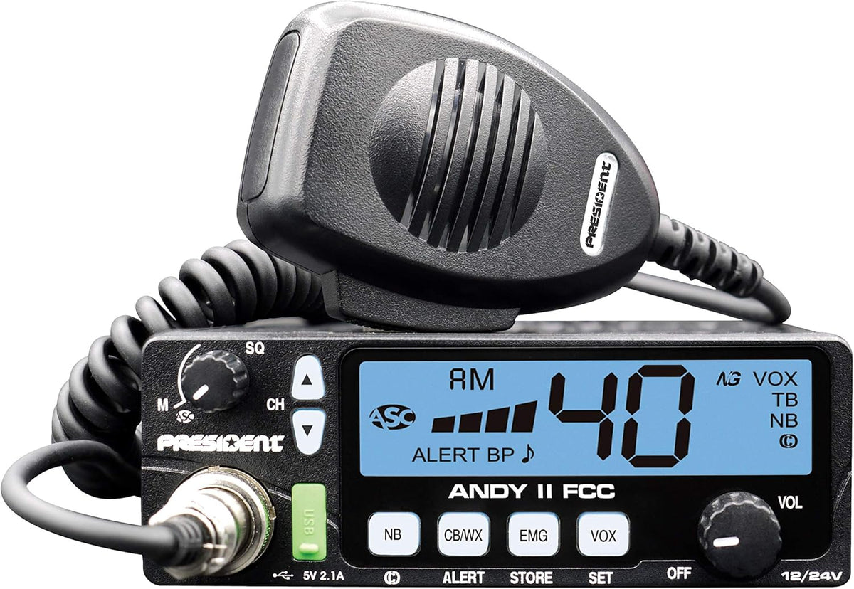 CB Radio with Weather Alert and USB Port A440708