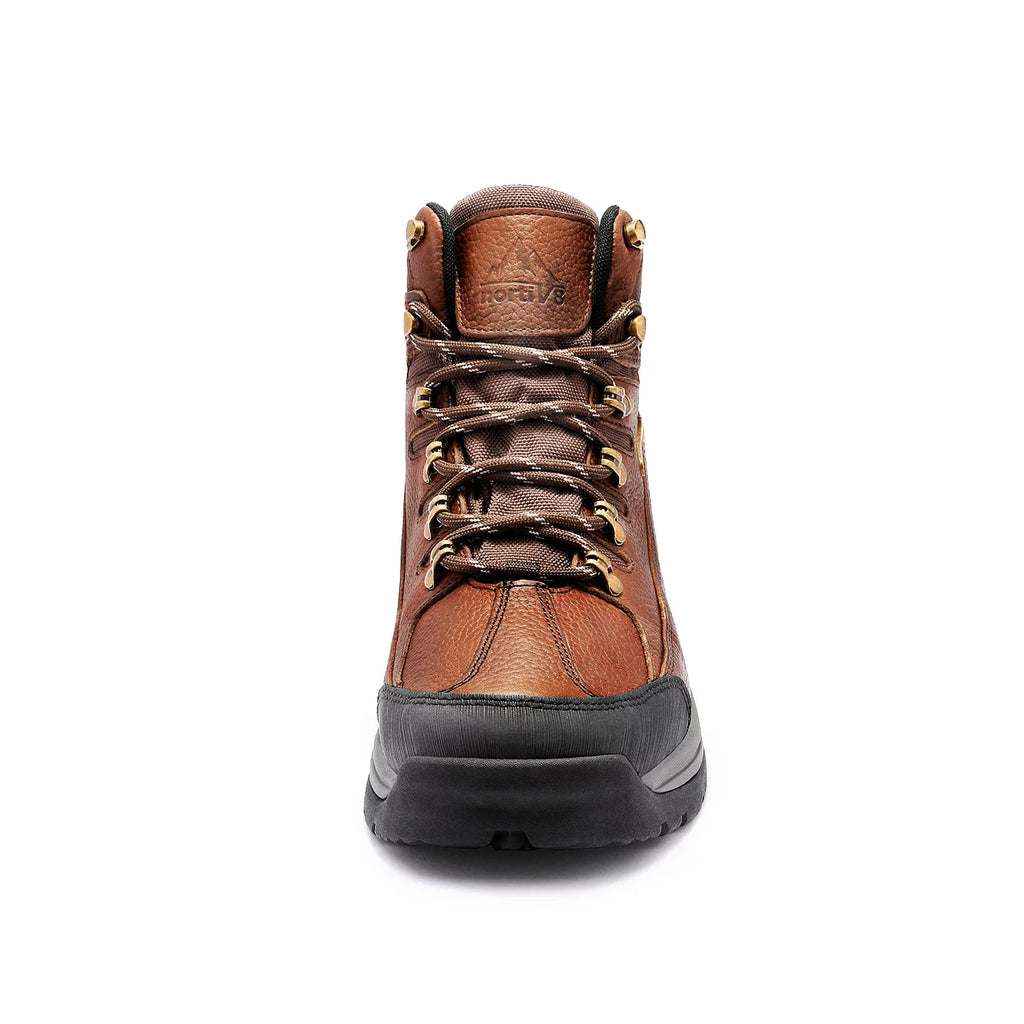 Men's Mid Ankle Leather Waterproof Hiking Boots Y4976