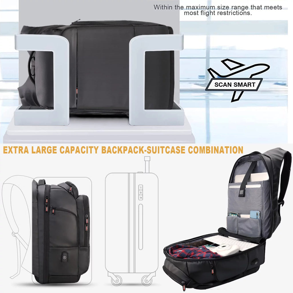 17.3 inch Anti-Theft Laptop Backpack with USB Charging Port B302