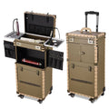 Bronze Pro XL Rolling Makeup Train Case W840