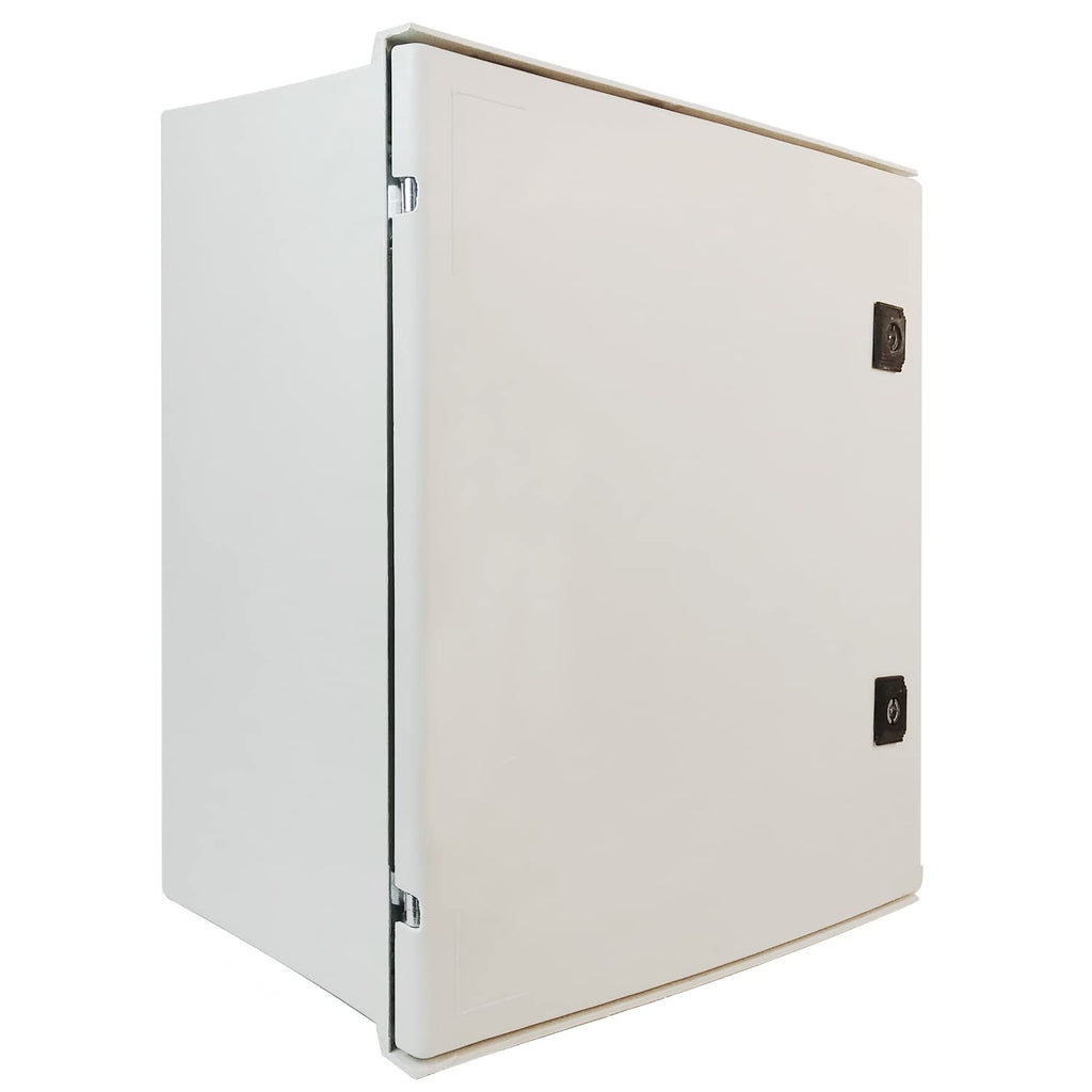 19.7×15.7×7.9 Fiberglass IP65 Weatherproof Wall-Mounted Electrical Enclosure Box J61351