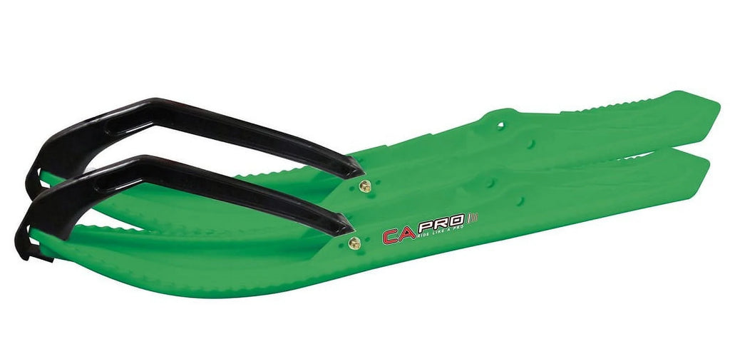 Green BX Snowmobile Skis Complete Kit F181001