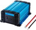 600 Watt Pure Sine Wave Power Inverter 12v to 110v DC to AC with USB and AC Outlet S390