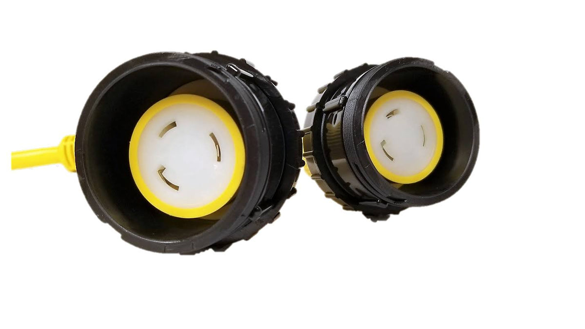 30 Amp Male to (2) 30 Amp Female Shore Power Y-Splitter V5384