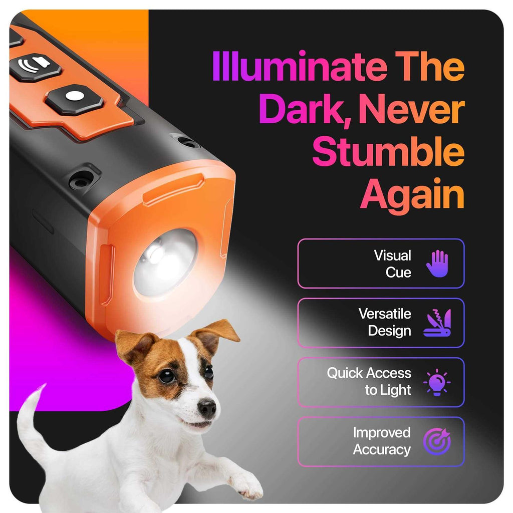 Dog Bark Deterrent Devices with 3X Sonic Emitters 50ft Range Y2388