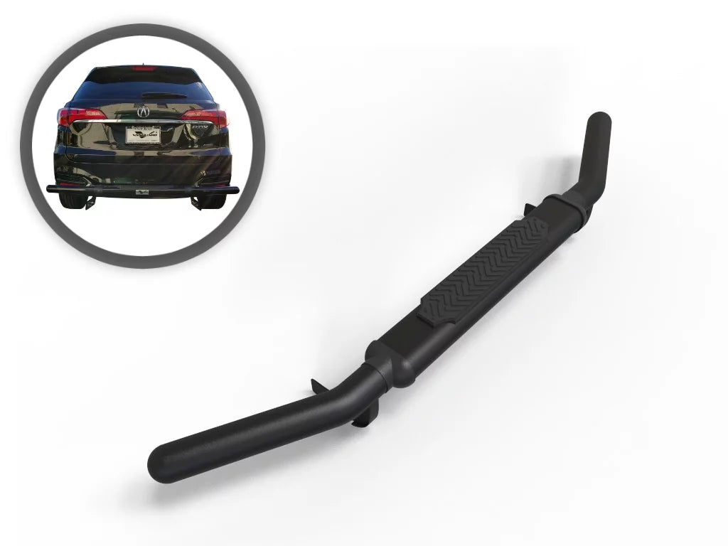 Black Powdercoat Pintle Rear Bumper Guard J4408