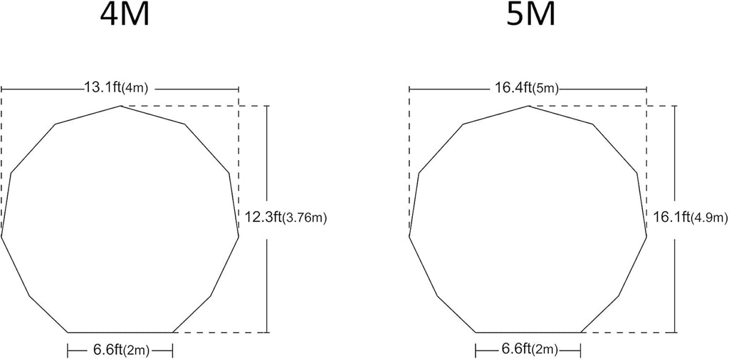 Waterproof Tent Footprint Mat with Drawstring Bag H52575