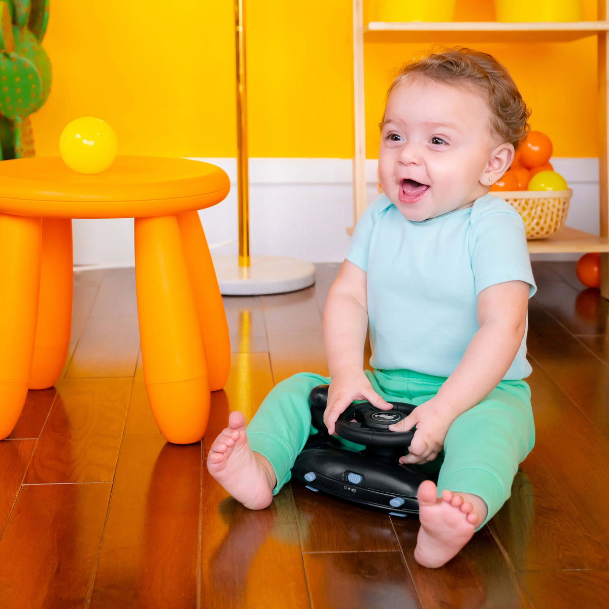 Blue Grey Baby Activity Walker E9634