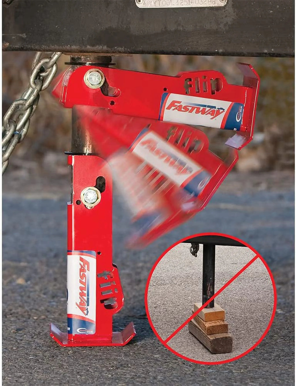 Trailer Jack with 6" Flip Foot Q403905