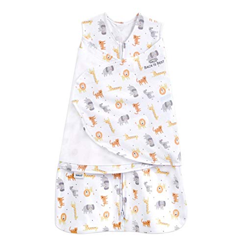 100% Cotton 3-Way Adjustable Wearable Blanket TOG 1.5 Baby Blue Newborn 0-3 Months T612066