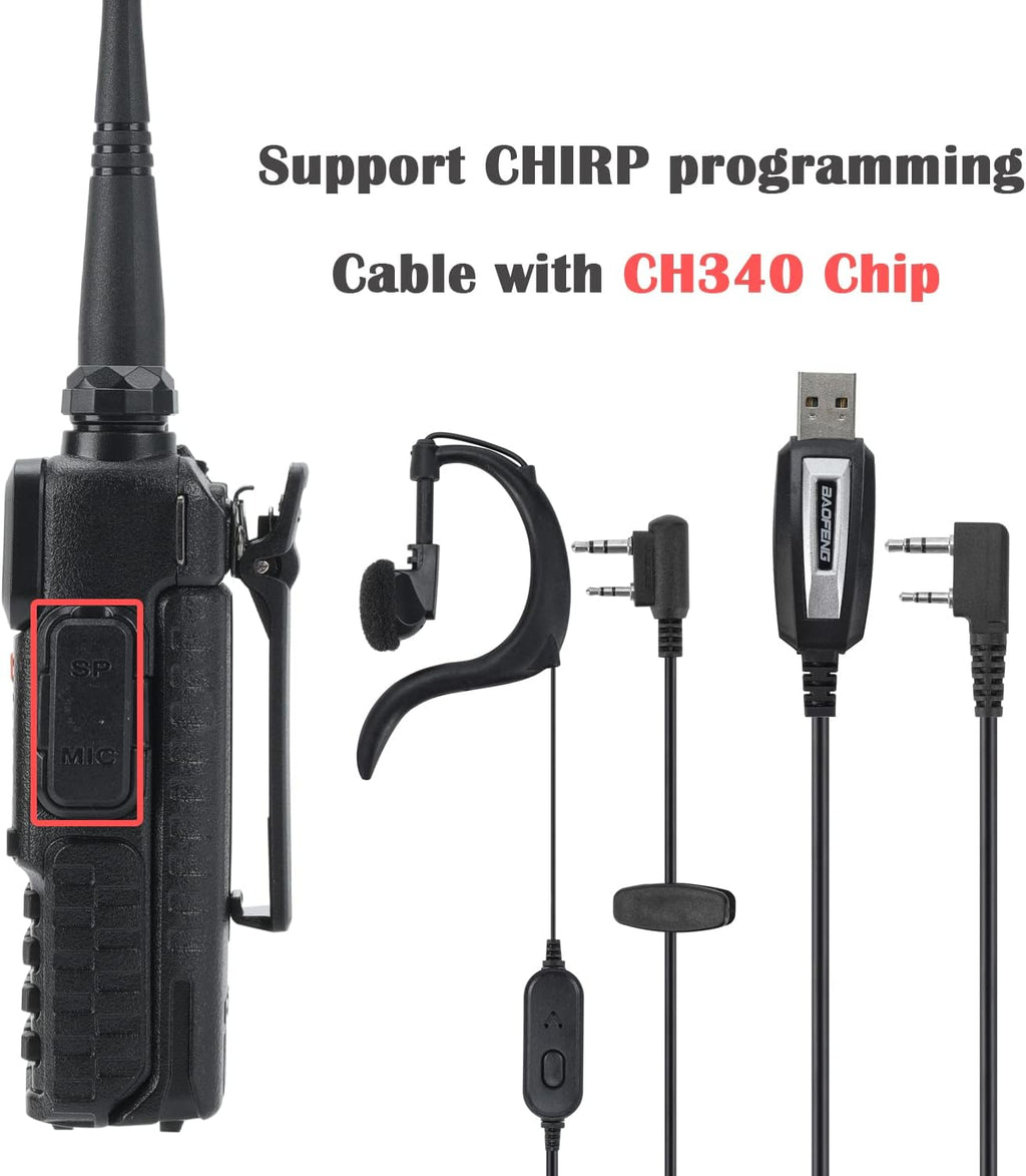 2 Pcs Dual Band Amateur Radio VHF/UHF Walkie Talkie N4849