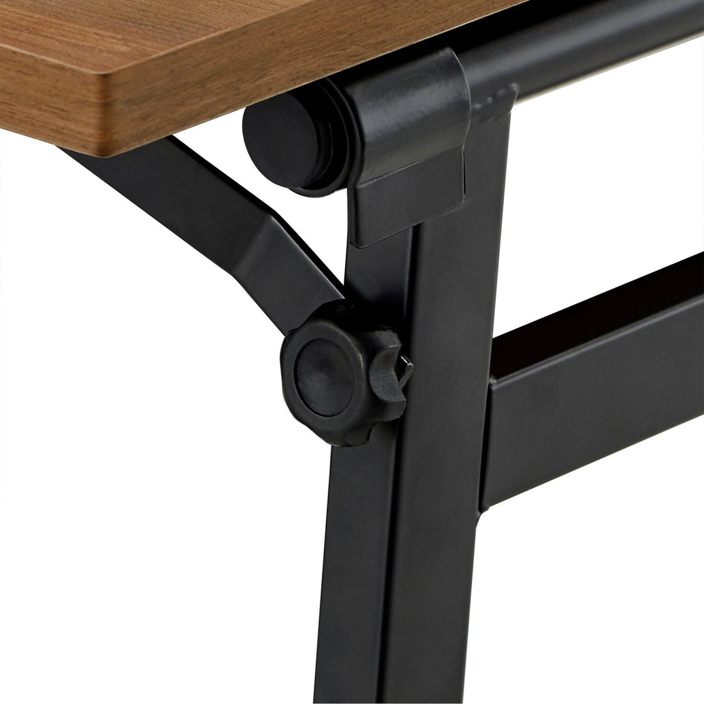 Folding Desk with Bookcase U5117